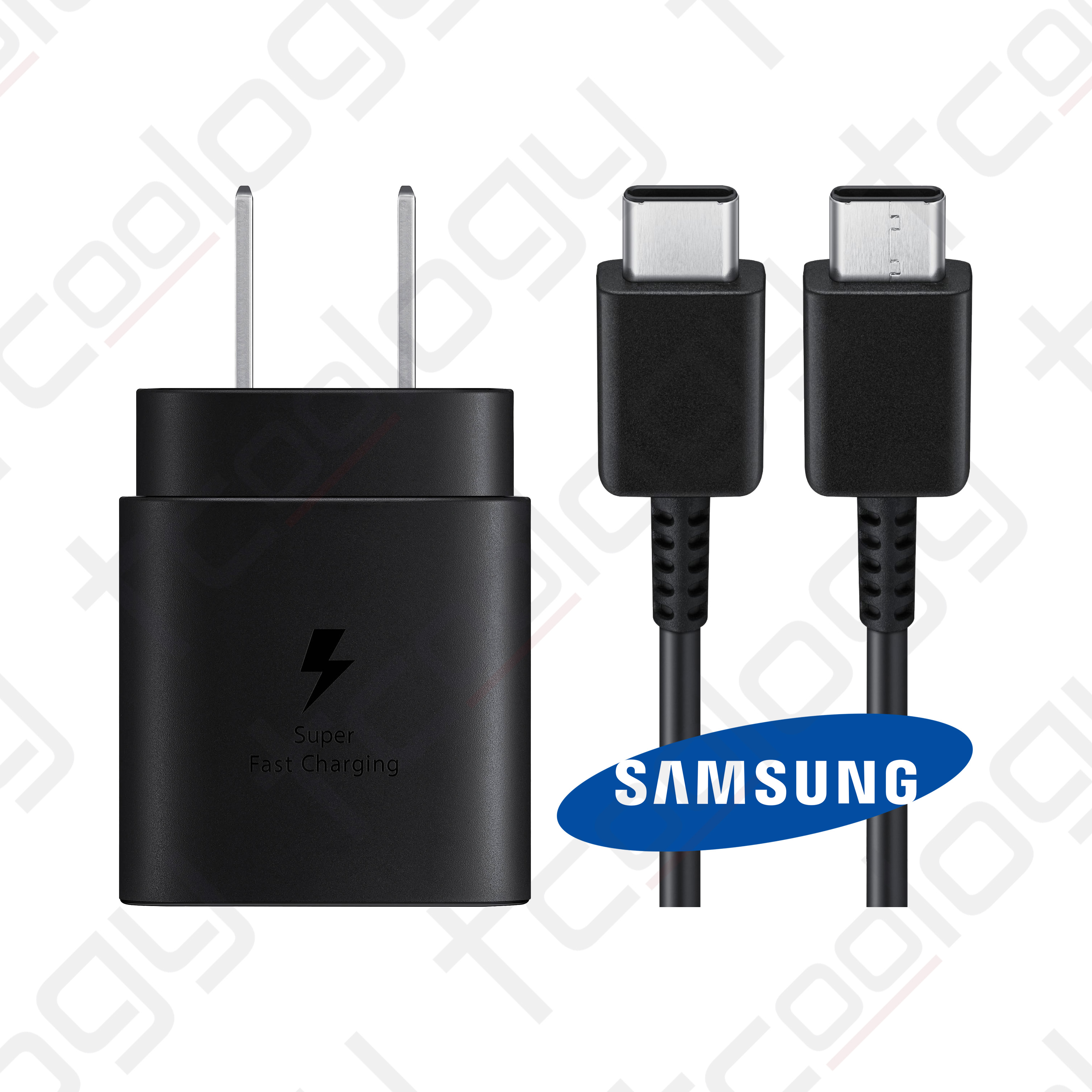 Chargeur Rapide 25W + Câble USB-C Pour Samsung S22 PLUS-S22 ULTRA